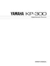 Yamaha KBP-300 Omistajan opas