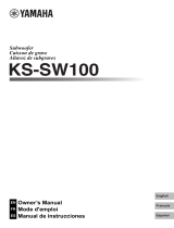 Yamaha KS-SW100 Omistajan opas