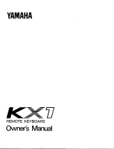 Yamaha KX1 Omistajan opas