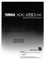Yamaha KX-250 Omistajan opas