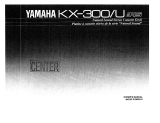 Yamaha KX-300U Omistajan opas