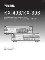 Yamaha KX-393 Ohjekirja