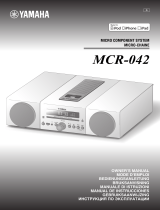 Yamaha MCR-042 White Ohjekirja