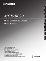 Yamaha MCR-B020 Omistajan opas