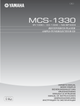 Yamaha MCS-1330 Omistajan opas