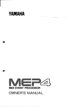 Yamaha MEP4 Omistajan opas