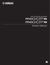 Yamaha MOXF6/MOXF8 Ohjekirja
