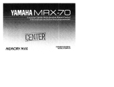 Yamaha MRX-70 Omistajan opas
