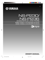 Yamaha NS-P230 Ohjekirja