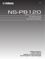 Yamaha NS-PB120 Omistajan opas