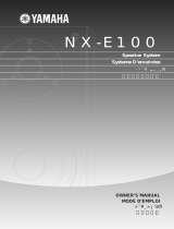 Yamaha NX-E700 Omistajan opas