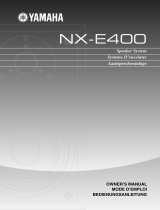 Yamaha NX-E400 Omistajan opas