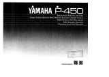 Yamaha P-450 Omistajan opas