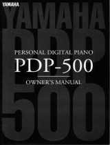 Yamaha PDP-500 Omistajan opas