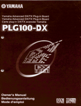 Yamaha PLG100 Ohjekirja