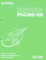 Yamaha PLG100-VH Ohjekirja