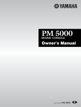 Yamaha PM5000 Omistajan opas