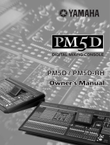 Yamaha PM5D/PM5D-RH Omistajan opas