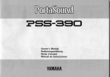 Yamaha PortaSound PSS-390 Omistajan opas