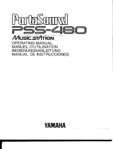 Yamaha PSS-480 Omistajan opas
