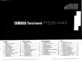 Yamaha PSS-140 Omistajan opas