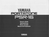 Yamaha Portatone PSR-16 Ohjekirja