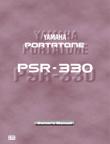 Yamaha PortaTone PSR-330 Omistajan opas