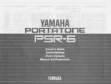 Yamaha PortaTone PSR-6 Omistajan opas