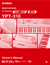 Yamaha Portatone PSR-E313 Ohjekirja