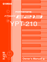 Yamaha Portatone YPT-210 Omistajan opas