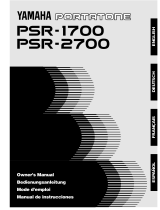 Yamaha PortaTone PSR-2700 Omistajan opas