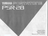 Yamaha PSR-28 Omistajan opas