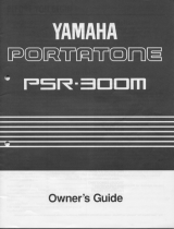 Yamaha PSR-300m Omistajan opas