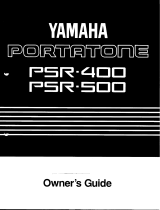 Yamaha SA500 Omistajan opas