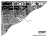 Yamaha Portatone PSR-7 Omistajan opas
