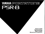 Yamaha Portatone PSR-8 Omistajan opas