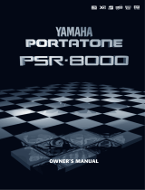 Yamaha PSR-8000 Ohjekirja