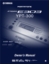 Yamaha PORTATONE PSR-E303 Ohjekirja