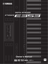 Yamaha YPT 300 - Full Size Enhanced Teaching System Music Keyboard Omistajan opas