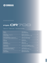 Yamaha PSR-OR700 Datalehdet