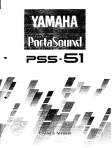 Yamaha PSS-51 Omistajan opas