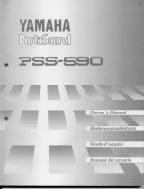 Yamaha PSS-590 Omistajan opas
