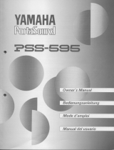 Yamaha PSS-595 Omistajan opas