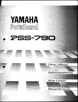 Yamaha PSS-790 Omistajan opas