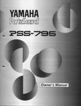 Yamaha PSS-795 Omistajan opas