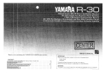 Yamaha R-30 Omistajan opas