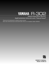 Yamaha R-302 Ohjekirja
