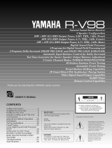 Yamaha R-V98 Ohjekirja