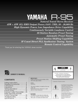Yamaha R-95 Omistajan opas