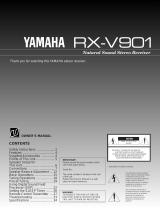Yamaha RX-V901 Ohjekirja